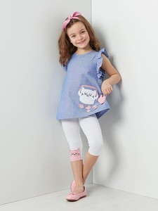 Bluzka dziecięca Deno Kids dla dziewczynek z bawełny