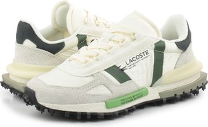 Buty sportowe Lacoste w sportowym stylu z płaską podeszwą sznurowane