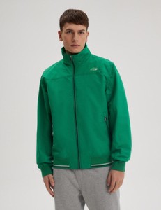 Zielona kurtka Diverse krótka w stylu casual