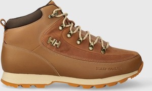 Brązowe buty trekkingowe Helly Hansen sznurowane