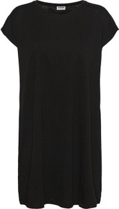 Czarna sukienka Noisy May mini prosta z krótkim rękawem