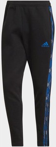 Czarne spodnie Adidas w sportowym stylu z polaru