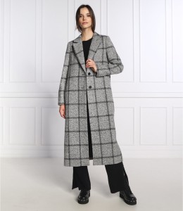 Płaszcz Twinset w stylu casual bez kaptura z wełny