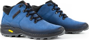 Niebieskie buty trekkingowe Buty Olivier sznurowane