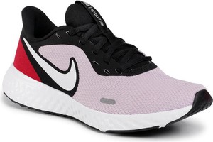 Różowe buty sportowe Nike revolution sznurowane