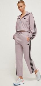 Fioletowa kurtka Adidas w stylu casual