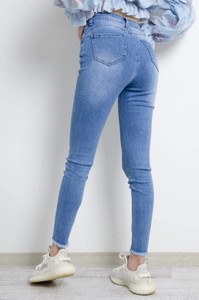 Niebieskie jeansy Olika w stylu casual