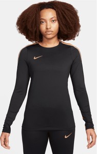 Bluzka Nike w sportowym stylu z długim rękawem z okrągłym dekoltem