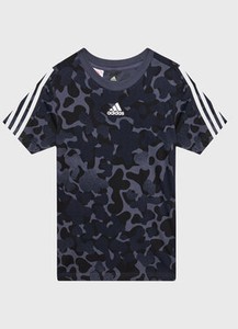 Granatowa koszulka dziecięca Adidas Performance dla chłopców