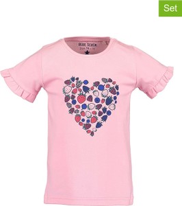 Różowa bluzka dziecięca Blue Seven dla dziewczynek