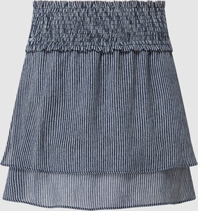 Granatowa spódnica DKNY z szyfonu w stylu casual