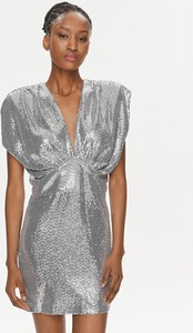 Sukienka Rinascimento w stylu glamour z dekoltem w kształcie litery v