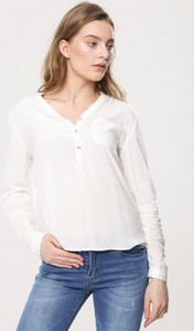 Moda Bluzki Koszulowe bluzki Mango casual Koszulowa bluzka bia\u0142y W stylu biznesowym 