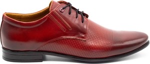Czerwone buty Buty Olivier sznurowane