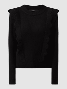 Czarny sweter Vero Moda w stylu casual alpaka