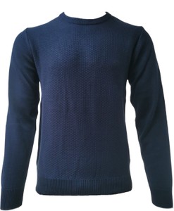 Niebieski sweter M. Lasota w stylu casual