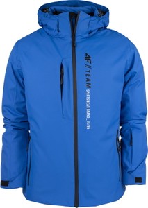 Niebieska kurtka 4F w sportowym stylu