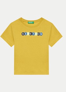 Żółta koszulka dziecięca United Colors Of Benetton