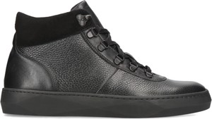 Czarne trzewiki podwyższające Xavier +6 cm, Conhpol Dynamic, SH2619-01, Konopka Shoes