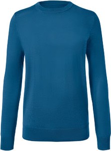 Niebieski sweter Tchibo z wełny w stylu casual