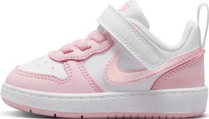 Różowe buciki niemowlęce Nike na rzepy