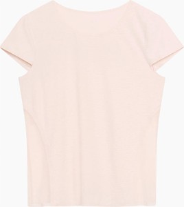 Różowy t-shirt ORSAY z okrągłym dekoltem w stylu casual