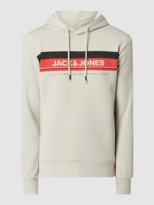 Bluza Jack & Jones z nadrukiem w młodzieżowym stylu z bawełny