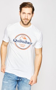 T-shirt Quiksilver z krótkim rękawem z nadrukiem