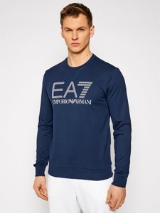 Niebieski sweter Emporio Armani