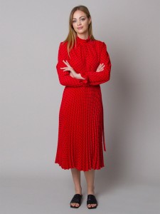 Czerwona sukienka Willsoor midi