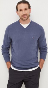 Sweter Tommy Hilfiger z kaszmiru w stylu casual