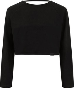 Czarna bluzka Carpatree z długim rękawem w stylu casual