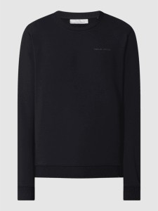 Czarna bluza Casual Friday z bawełny w stylu casual