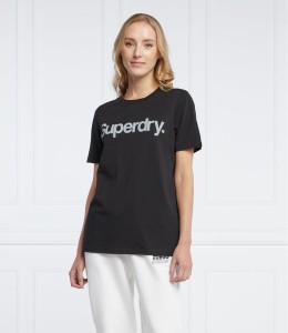 T-shirt Superdry z okrągłym dekoltem z krótkim rękawem