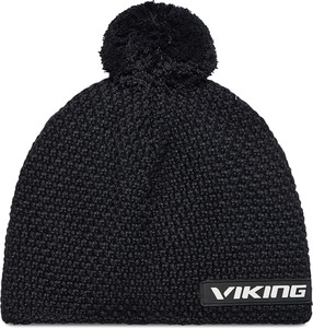 Czarna czapka Viking