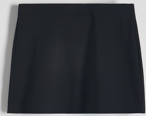Czarna spódnica Reserved z bawełny mini