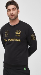 Czarna bluza La Martina z bawełny