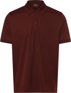 Czerwona koszulka polo Ragman w stylu casual