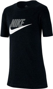 Czarna koszulka dziecięca Nike z krótkim rękawem
