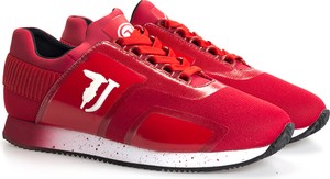 Czerwone buty sportowe ubierzsie.com sznurowane