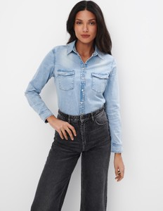 Koszula Mohito z jeansu w stylu casual