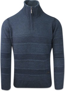 Granatowy sweter Trikko w stylu casual