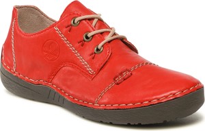 MARCCAIN Sznurowane buty czerwony W stylu casual Obuwie Półbuty Sznurowane buty 