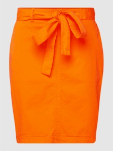 Pomarańczowa spódnica Hugo Boss mini z bawełny
