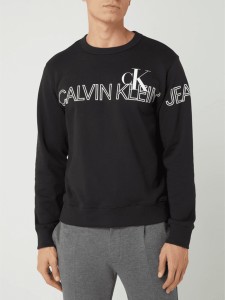 Czarna bluza Calvin Klein z bawełny