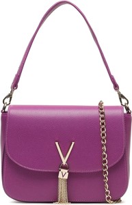 Fioletowa torebka Valentino na ramię w stylu casual matowa