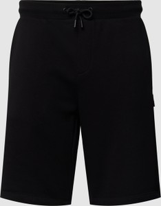 Czarne spodenki Karl Lagerfeld w sportowym stylu z bawełny