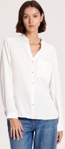 Bluzka Reserved z długim rękawem z dekoltem w kształcie litery v