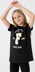 Czarna bluzka dziecięca 4F dla dziewczynek