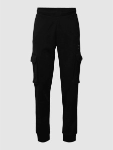 Czarne spodnie Adidas Originals z bawełny w sportowym stylu